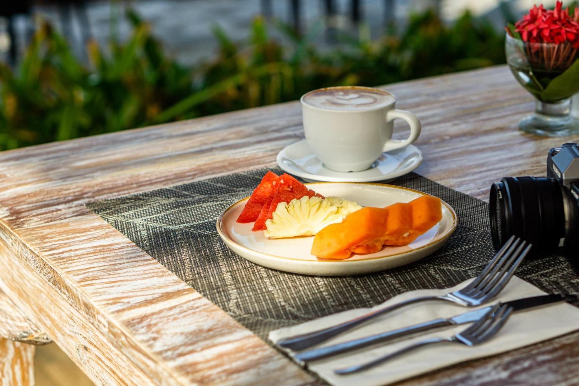 Nirwana Beach & Resort Candidasa Exterior foto A placemat